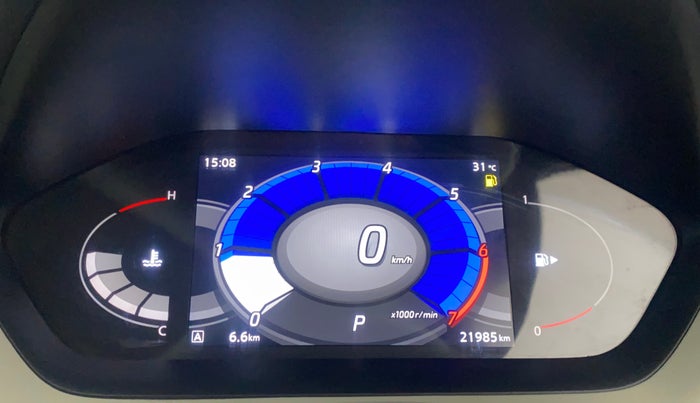 2022 Nissan MAGNITE XV TURBO CVT, Petrol, Automatic, 21,985 km, Odometer Image