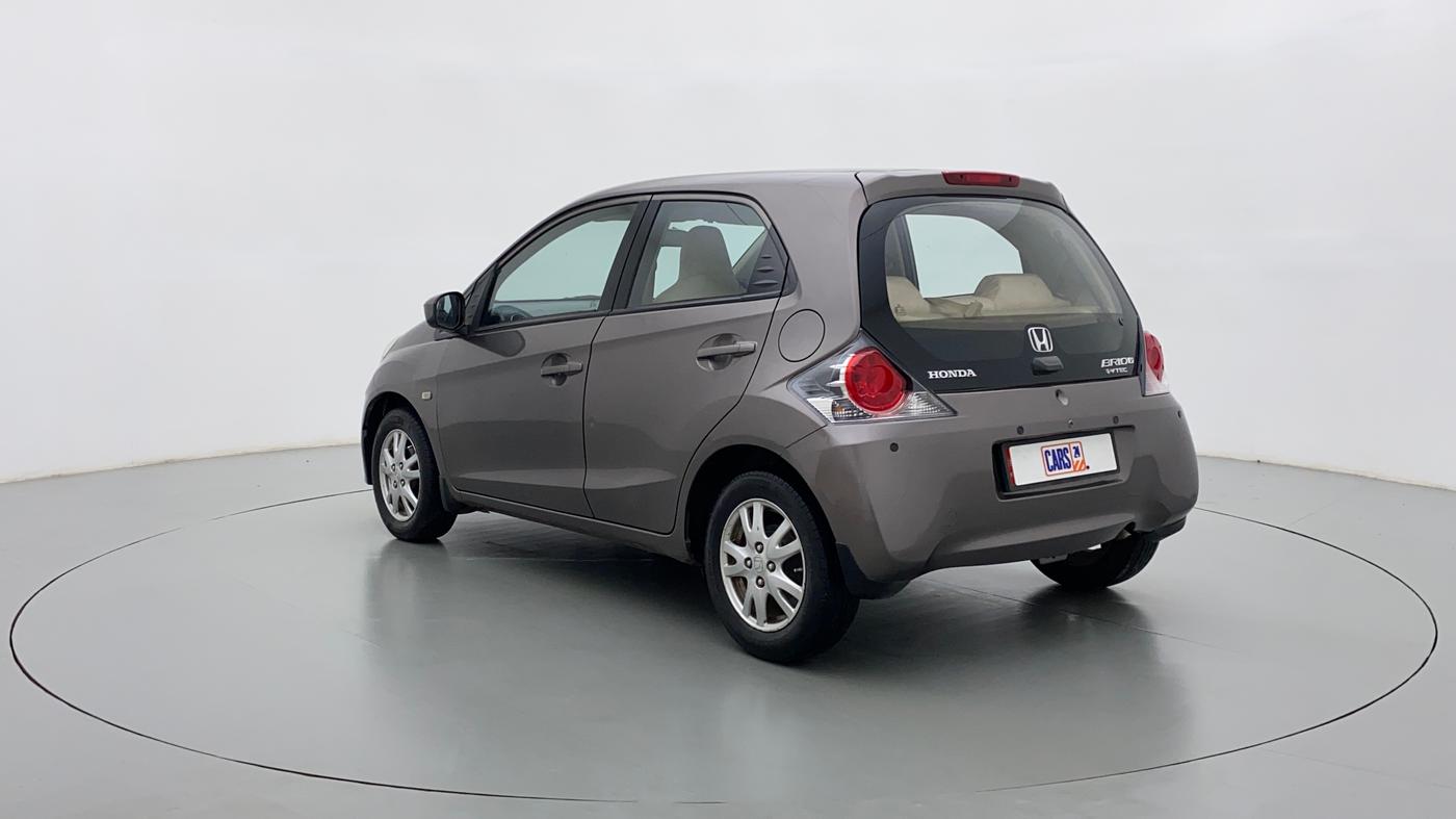 2012 Honda Brio 1.2 V MT I VTEC, Petrol, Manual, 37,309 km, Left Back Diagonal