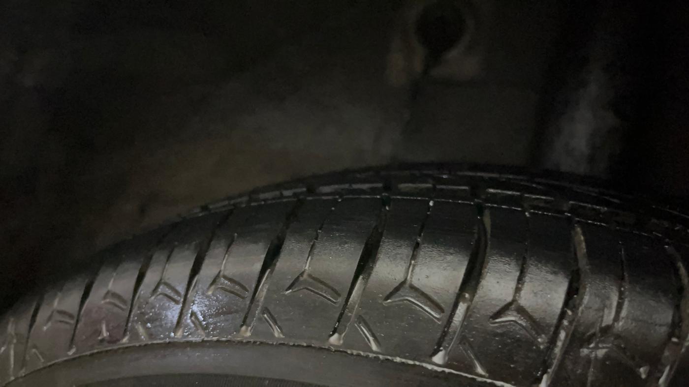 2021 Hyundai AURA S 1.2 CNG, CNG, Manual, 63,211 km, Left Rear Tyre Tread