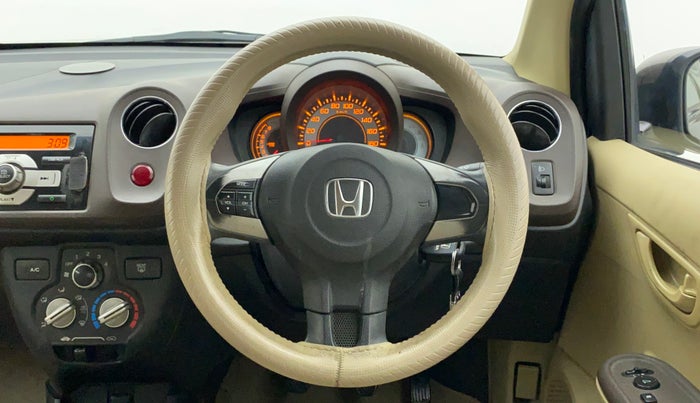 2014 Honda Brio S MT, Petrol, Manual, 86,881 km, Steering Wheel Close Up