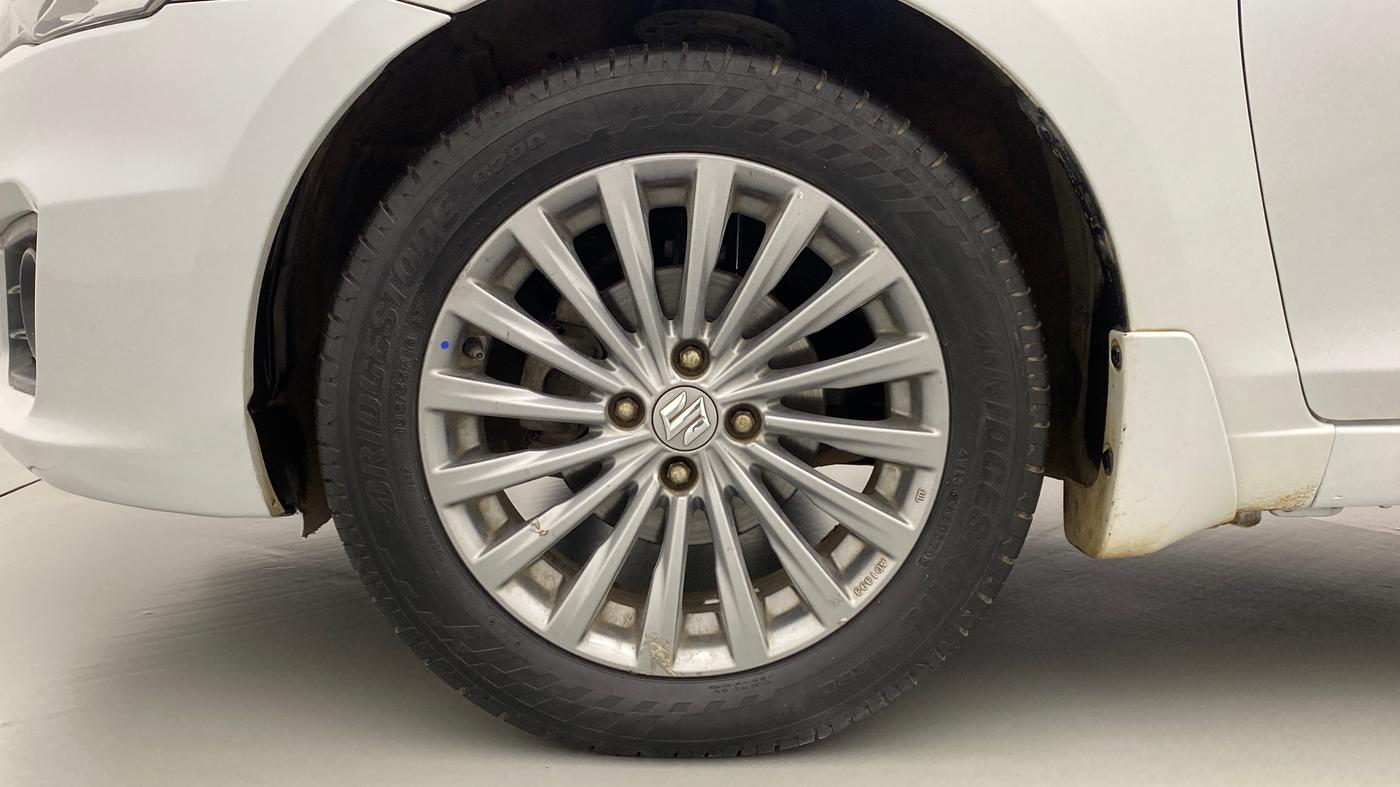 2015 Maruti Ciaz ZDI+ SHVS, Diesel, Manual, 87,122 km, Left Front Wheel