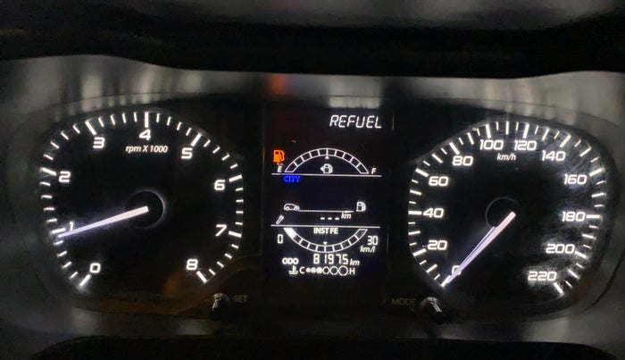 2021 Tata ALTROZ XE PETROL, Petrol, Manual, 81,966 km, Odometer Image