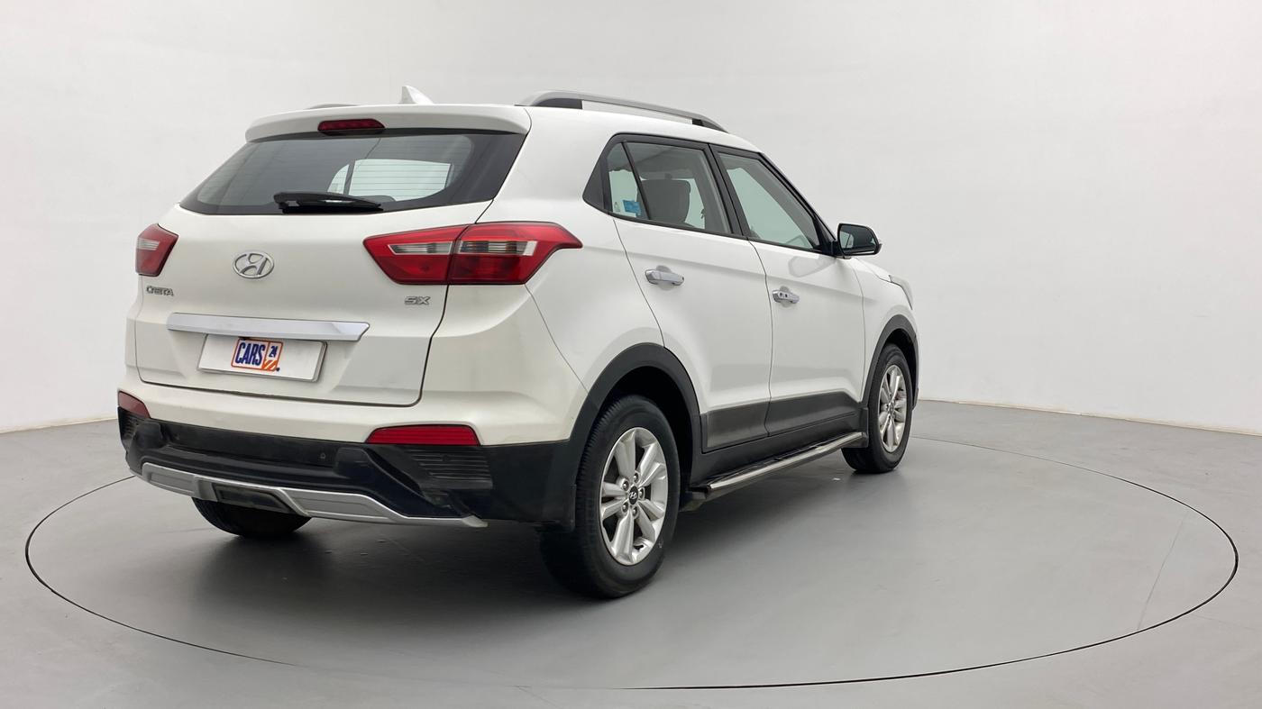 2018 Hyundai Creta SX PLUS 1.6 PETROL, Petrol, Manual, 96,620 km, Right Back Diagonal