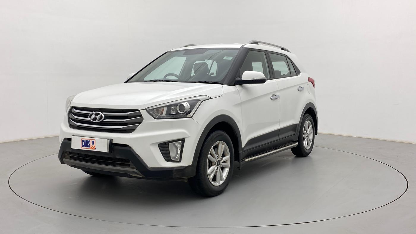 2018 Hyundai Creta SX PLUS 1.6 PETROL, Petrol, Manual, 96,620 km, Left Front Diagonal