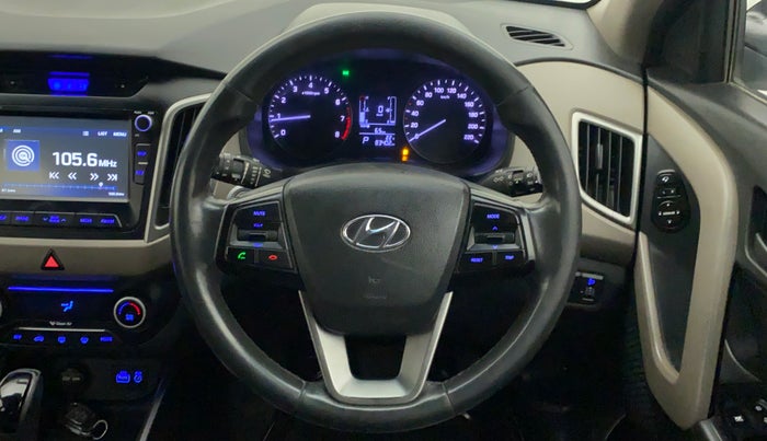 2016 Hyundai Creta SX PLUS AT 1.6 PETROL, Petrol, Automatic, 83,693 km, Steering Wheel Close Up