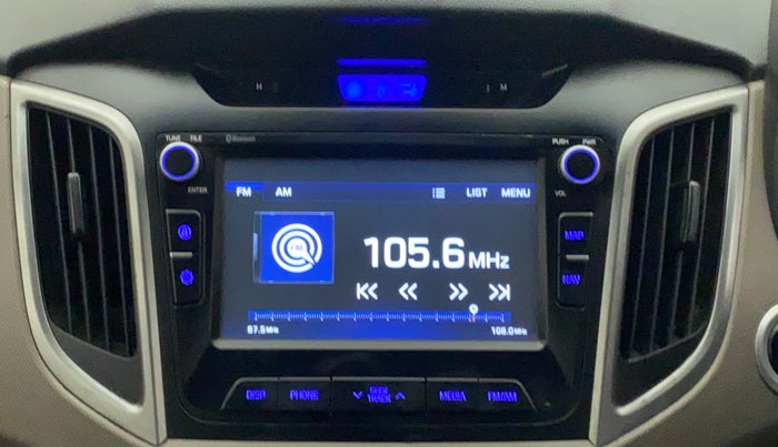 2016 Hyundai Creta SX PLUS AT 1.6 PETROL, Petrol, Automatic, 83,693 km, Infotainment System