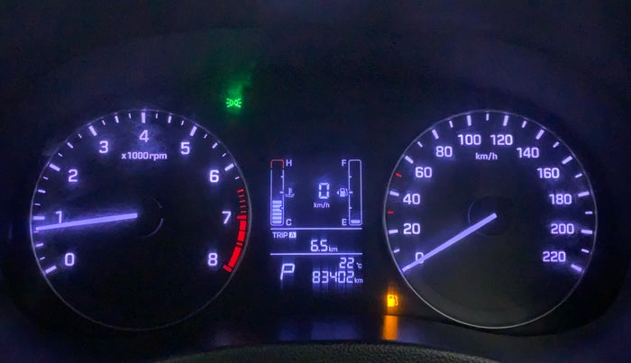 2016 Hyundai Creta SX PLUS AT 1.6 PETROL, Petrol, Automatic, 83,693 km, Odometer Image