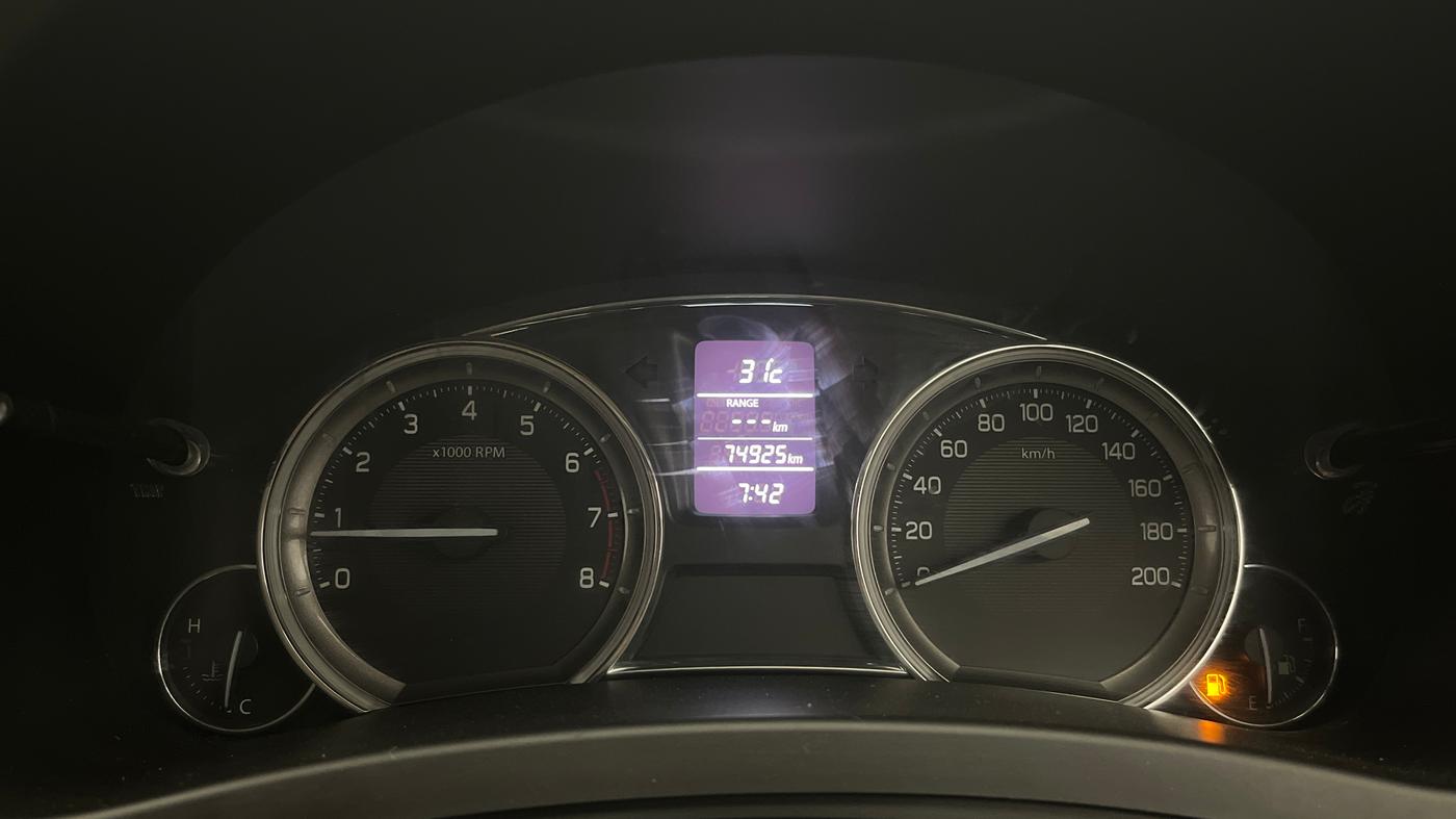 2016 Maruti Ciaz ZXI+ RS, Petrol, Manual, 74,866 km, Odometer Image