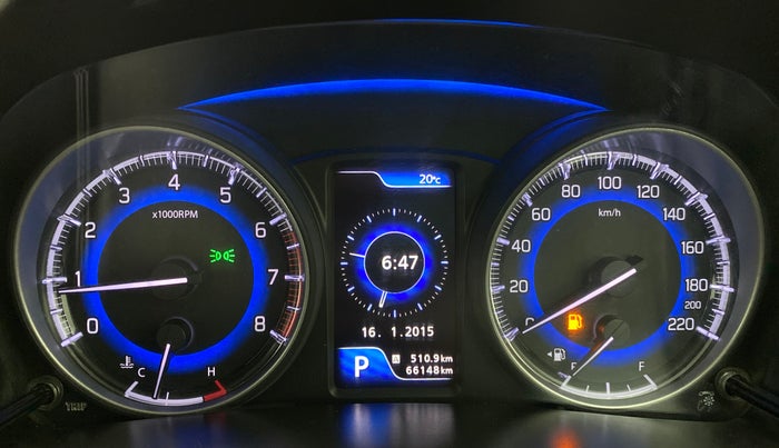 2017 Maruti Baleno ALPHA CVT PETROL 1.2, Petrol, Automatic, 66,200 km, Odometer Image