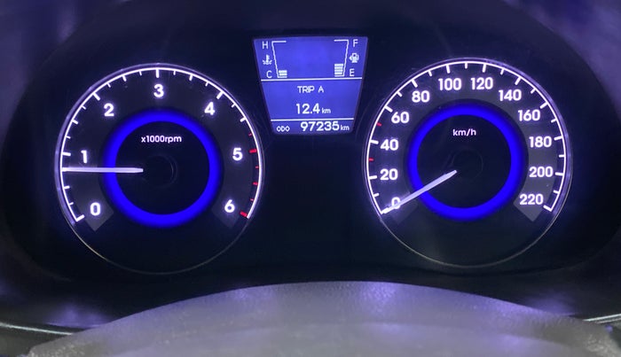 2013 Hyundai Verna FLUIDIC 1.6 CRDI SX OPT, Diesel, Manual, 97,264 km, Odometer Image