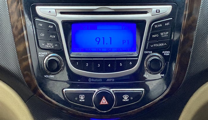 2013 Hyundai Verna FLUIDIC 1.6 CRDI SX OPT, Diesel, Manual, 97,264 km, Infotainment System