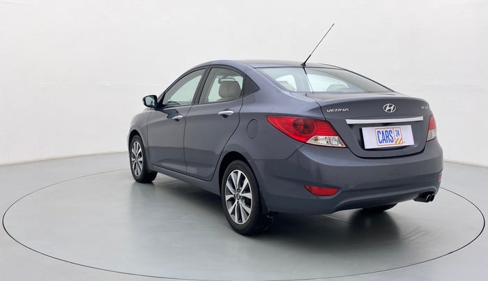 2013 Hyundai Verna FLUIDIC 1.6 CRDI SX OPT, Diesel, Manual, 97,264 km, Left Back Diagonal