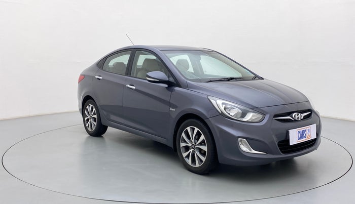 2013 Hyundai Verna FLUIDIC 1.6 CRDI SX OPT, Diesel, Manual, 97,264 km, Right Front Diagonal