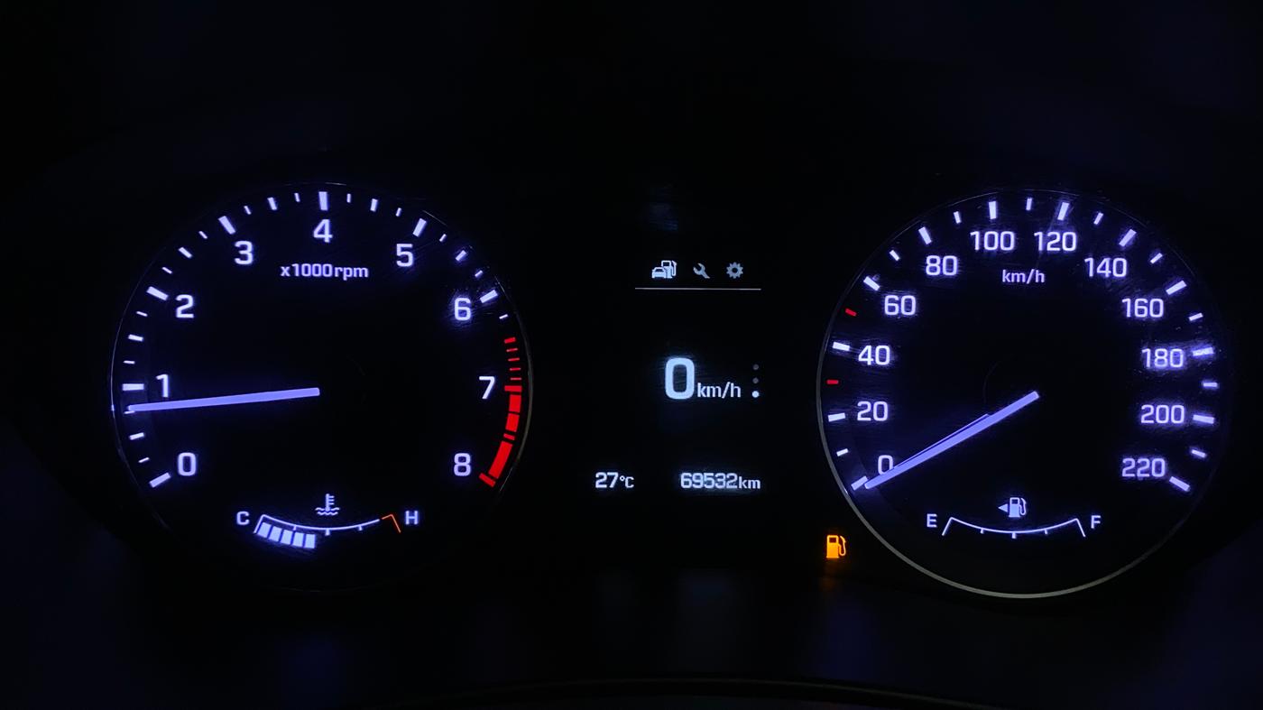 2017 Hyundai Elite i20 ASTA 1.2 (O), Petrol, Manual, 69,606 km, Odometer Image