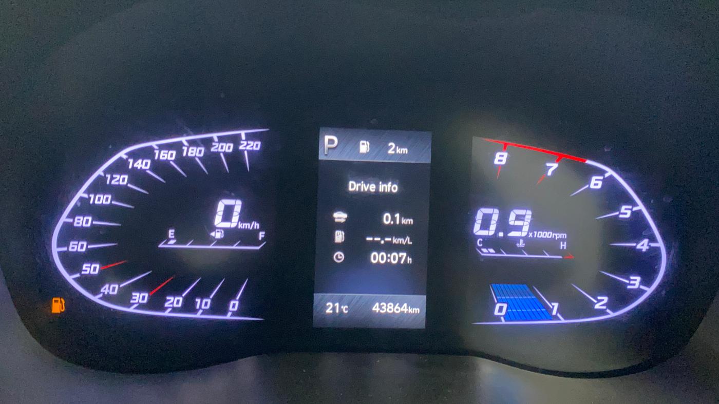 2020 Hyundai Verna SX (O) 1.0 TURBO DCT, Petrol, Automatic, 43,885 km, Odometer Image