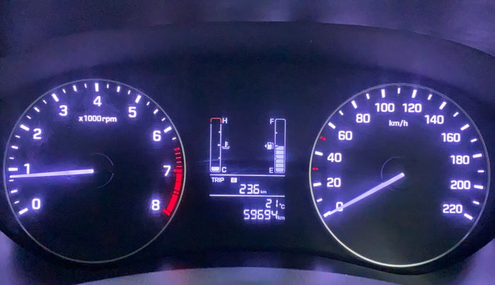 2014 Hyundai Elite i20 SPORTZ 1.2, Petrol, Manual, 59,693 km, Odometer Image