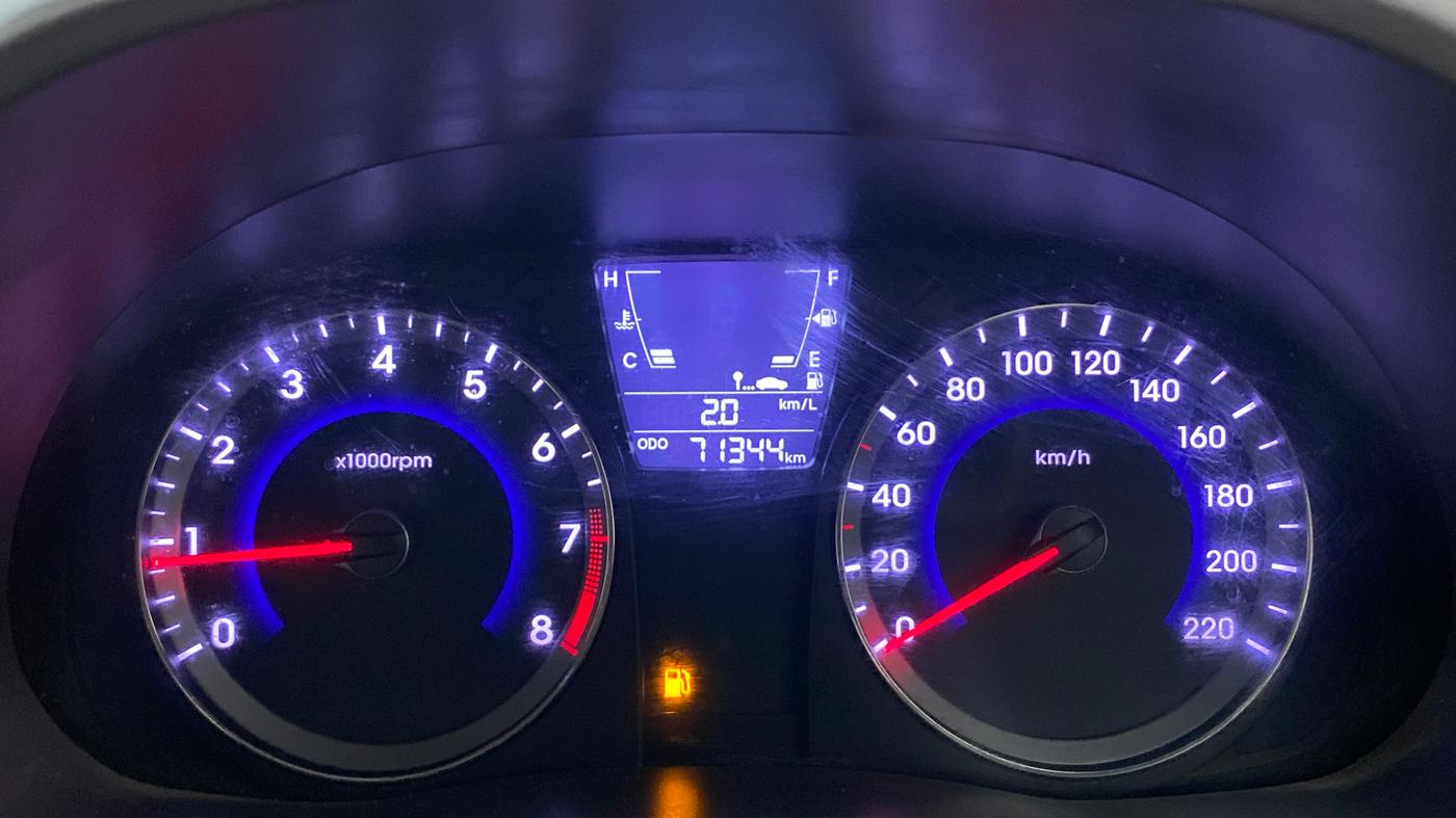 2016 Hyundai Verna 1.4 VTVT, Petrol, Manual, 71,487 km, Odometer Image