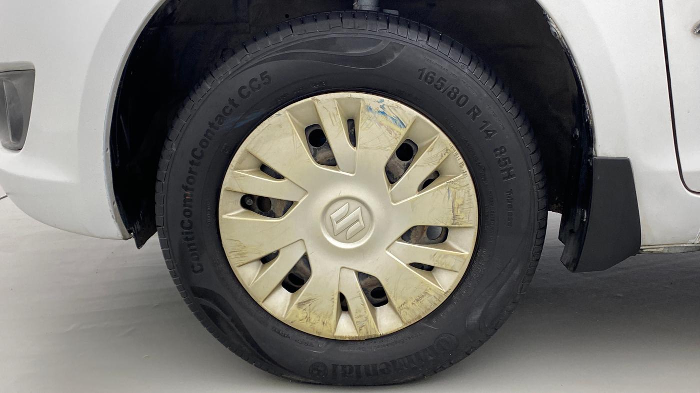 2013 Maruti Swift VXI, Petrol, Manual, 91,701 km, Left Front Wheel