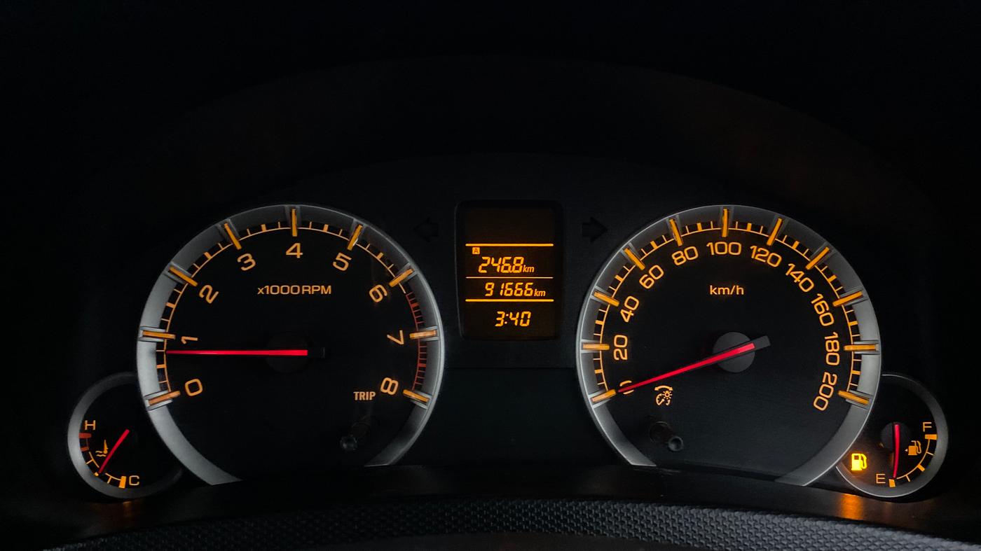2013 Maruti Swift VXI, Petrol, Manual, 91,701 km, Odometer Image