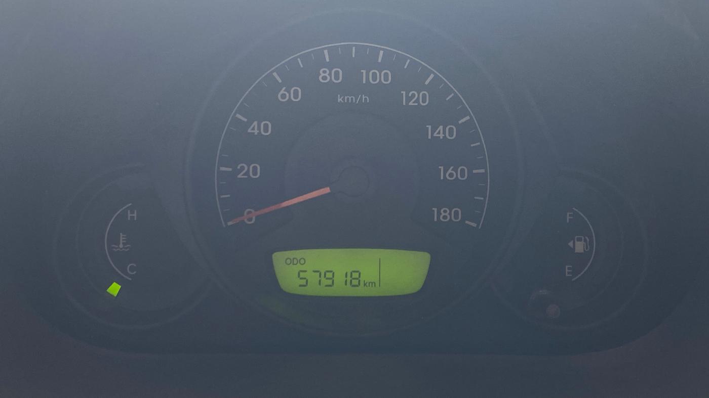 2014 Hyundai Eon ERA +, Petrol, Manual, 57,877 km, Odometer Image