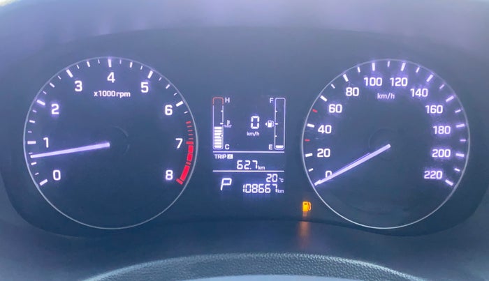 2017 Hyundai Creta SX PLUS AT 1.6 PETROL, Petrol, Automatic, 1,08,638 km, Odometer Image