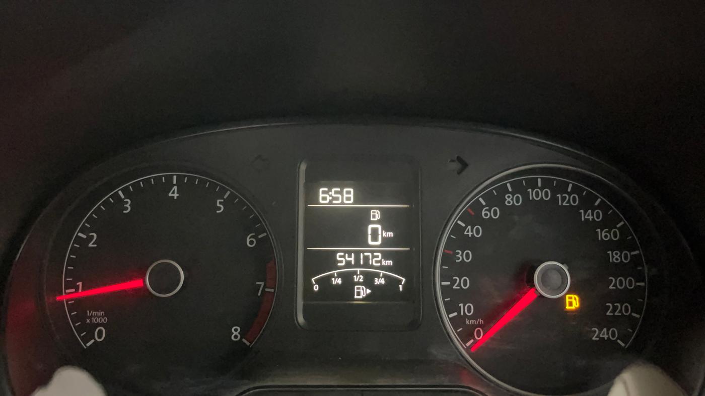 2016 Volkswagen Ameo COMFORTLINE 1.2L, Petrol, Manual, 54,222 km, Odometer Image
