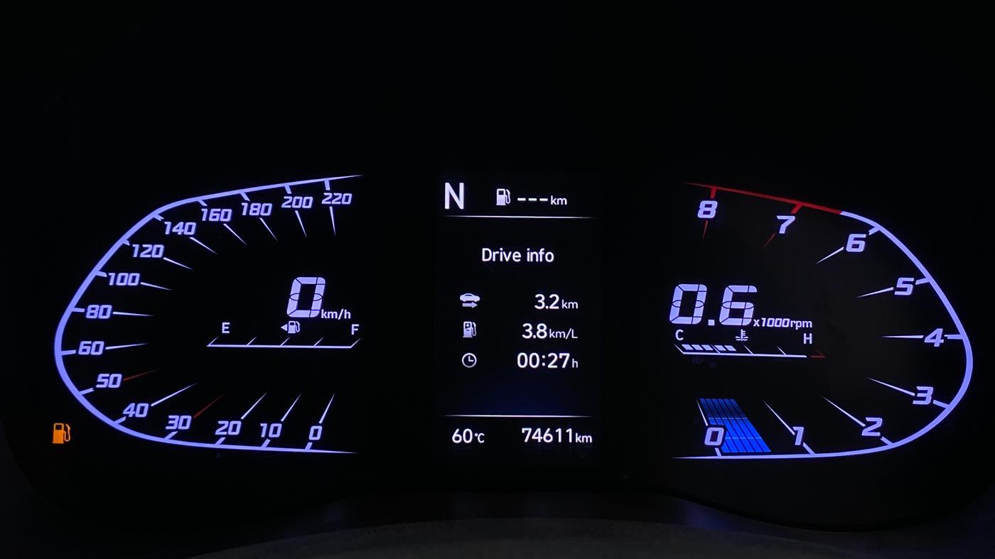 2021 Hyundai Verna SX (O) 1.5 VTVT IVT, Petrol, Automatic, 74,606 km, Odometer Image