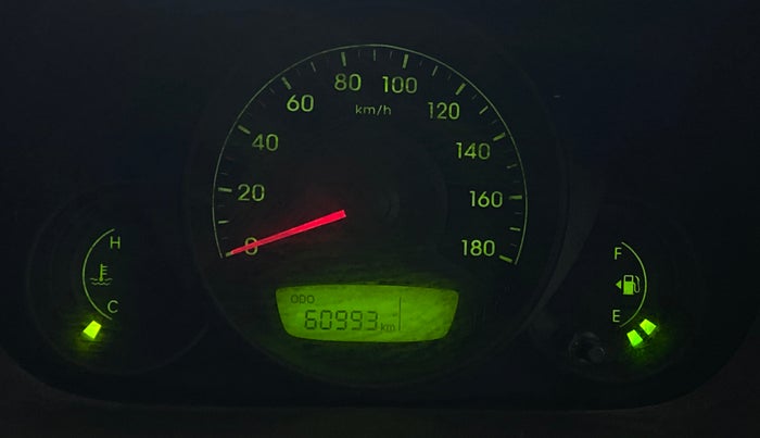 2015 Hyundai Eon ERA +, Petrol, Manual, 60,989 km, Odometer Image