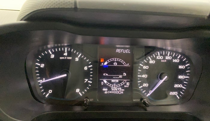 2020 Tata ALTROZ XE PETROL, Petrol, Manual, 50,672 km, Odometer Image