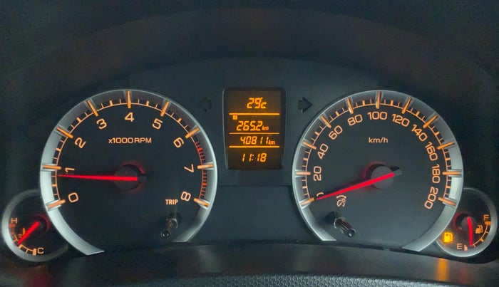2017 Maruti Swift ZXI, Petrol, Manual, 40,811 km, Odometer Image