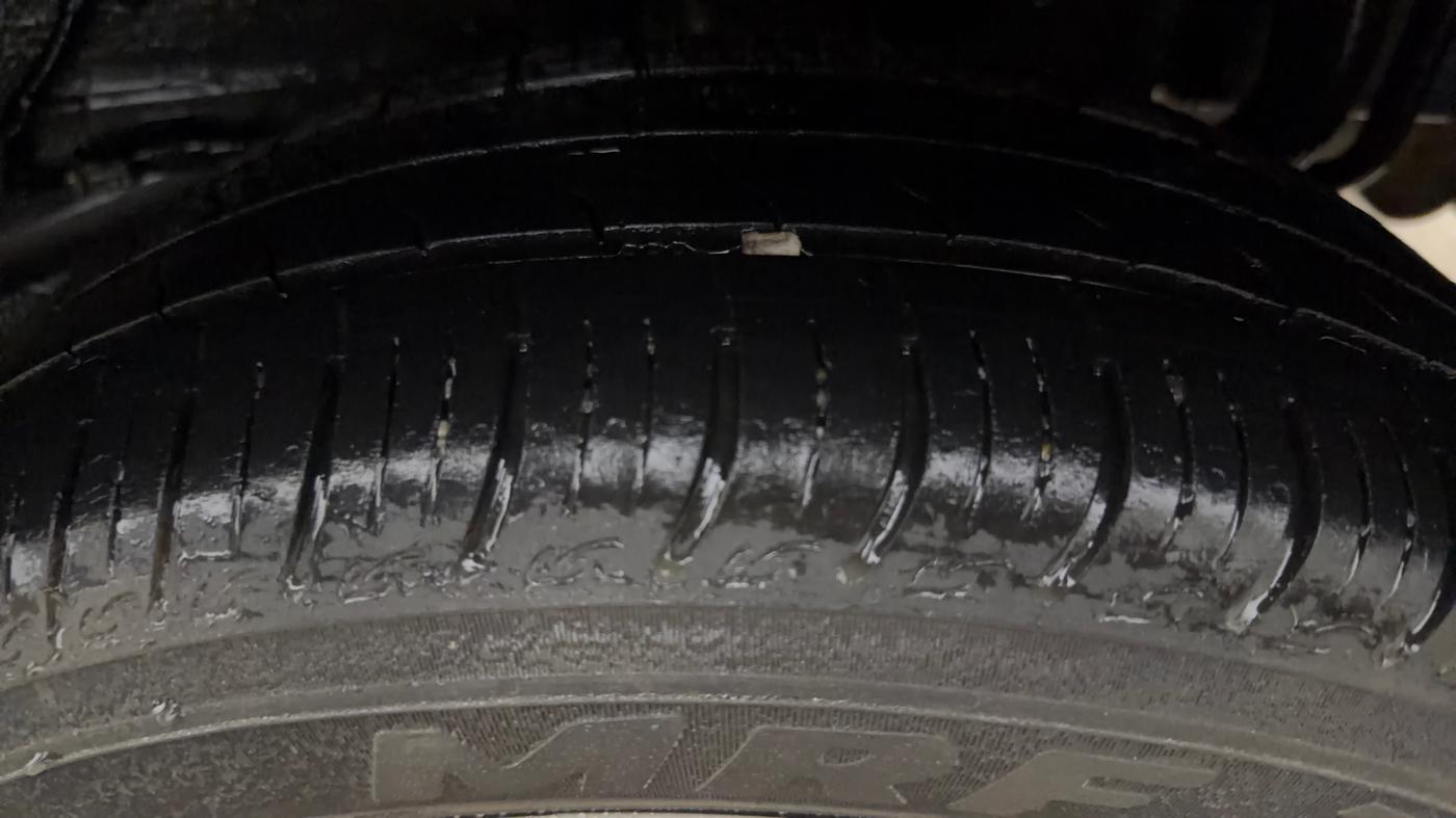 2023 Tata Tiago XZ PLUS CNG, CNG, Manual, 40,685 km, Left Rear Tyre Tread