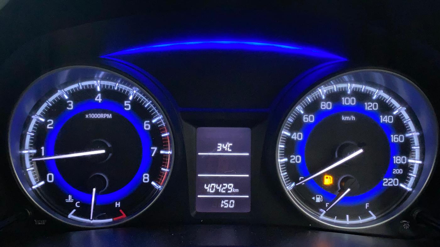 2016 Maruti Baleno DELTA PETROL 1.2, Petrol, Manual, 40,557 km, Odometer Image