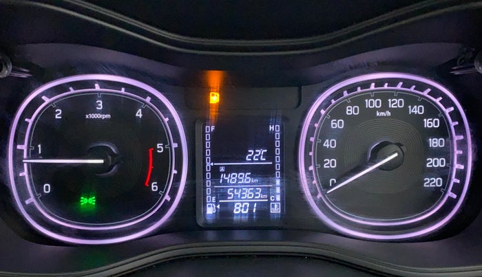 2017 Maruti Vitara Brezza ZDI, Diesel, Manual, 54,363 km, Odometer Image