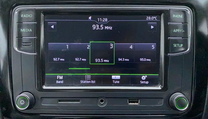 2021 Skoda Rapid 1.0 AMBITION TSI AT, Petrol, Automatic, 20,821 km, Infotainment System