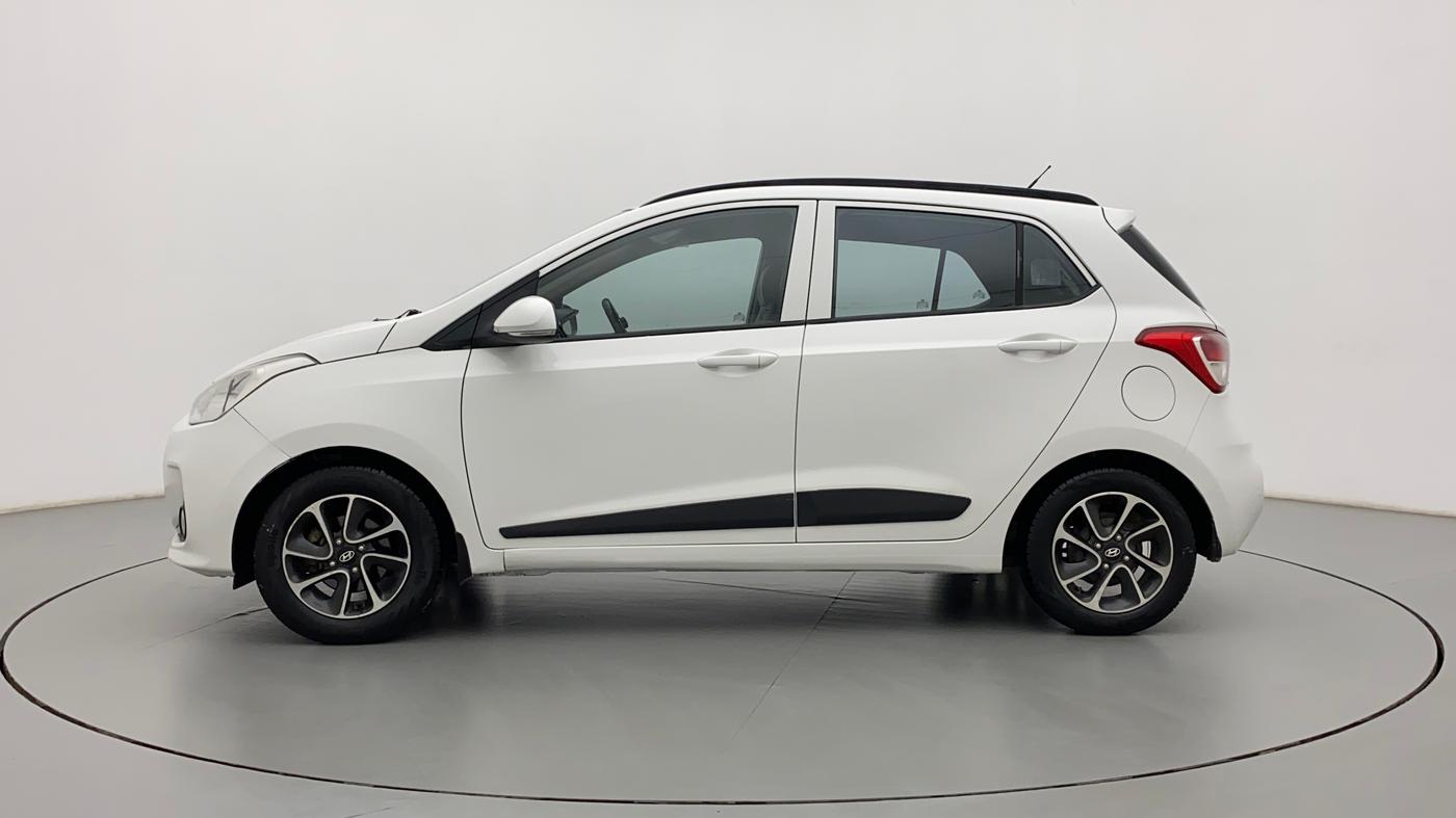 2017 Hyundai Grand i10 SPORTZ (O) AT 1.2 KAPPA VTVT, CNG, Automatic, 41,429 km, Left Side