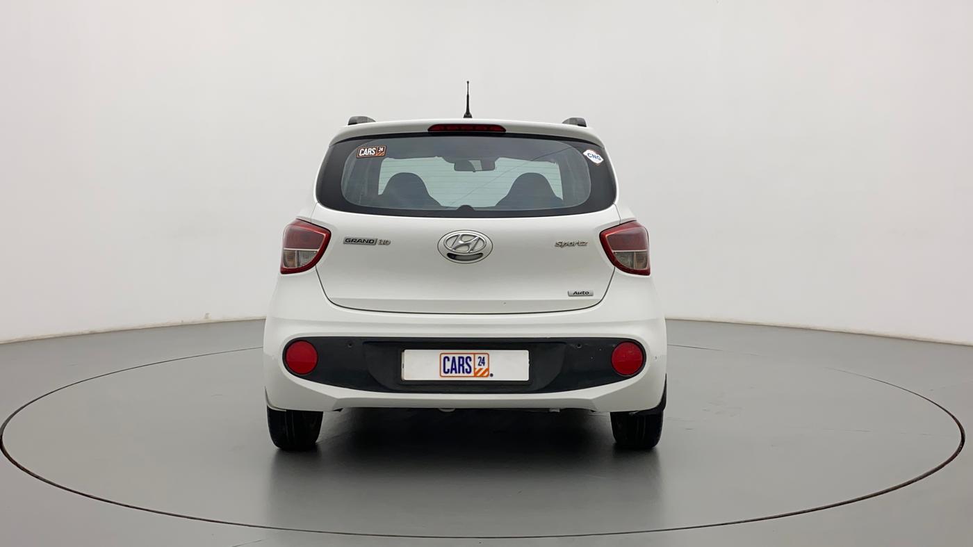 2017 Hyundai Grand i10 SPORTZ (O) AT 1.2 KAPPA VTVT, CNG, Automatic, 41,429 km, Back/Rear