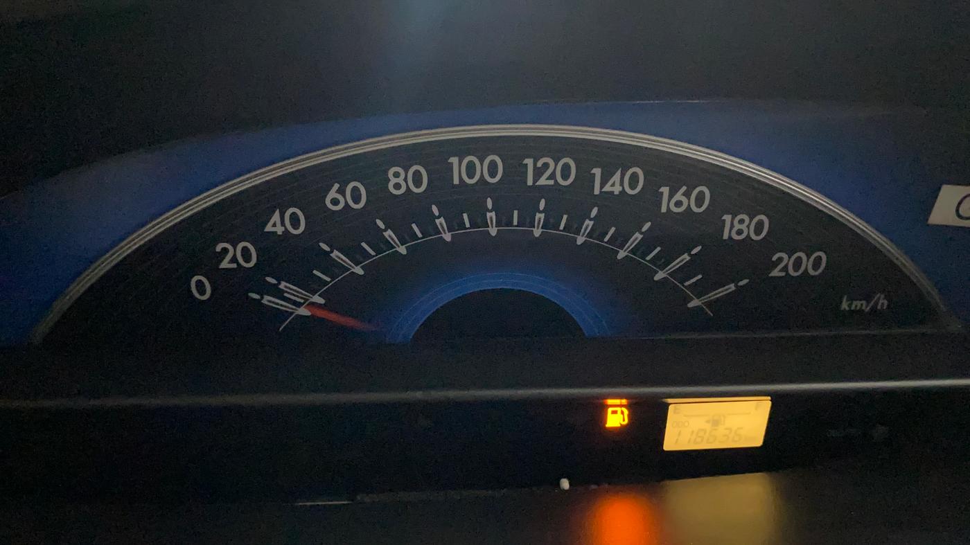 2013 Toyota Etios Liva G, Petrol, Manual, 1,18,636 km, Odometer Image