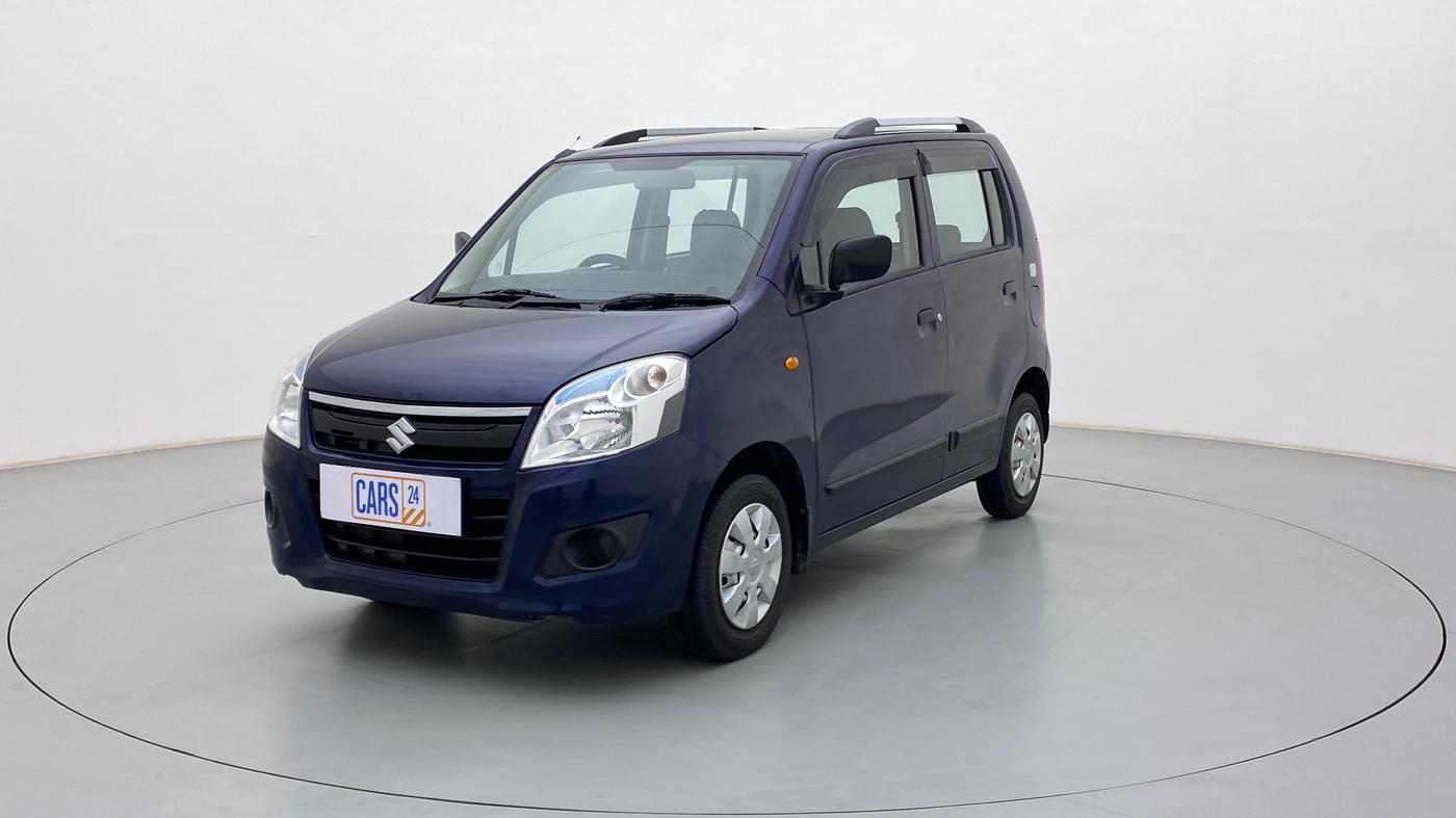 2018 Maruti Wagon R 1.0 LXI CNG, CNG, Manual, 69,444 km, Left Front Diagonal