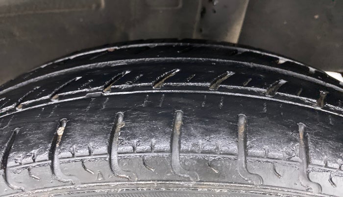 2018 Datsun Redi Go 1.0 T(O) AT, Petrol, Automatic, 57,361 km, Left Rear Tyre Tread
