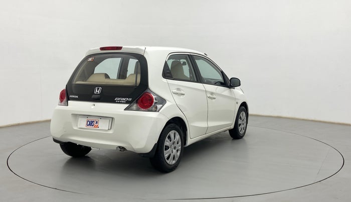 2012 Honda Brio S MT, Petrol, Manual, 98,495 km, Right Back Diagonal