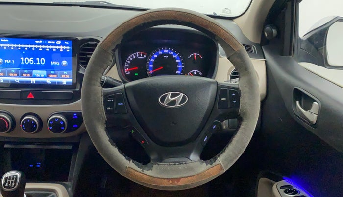 2015 Hyundai Xcent S (O) 1.2, Petrol, Manual, 27,648 km, Steering Wheel Close Up