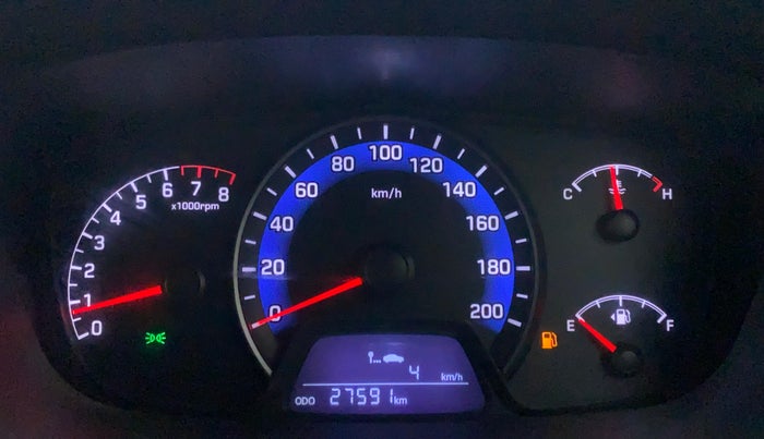 2015 Hyundai Xcent S (O) 1.2, Petrol, Manual, 27,648 km, Odometer Image