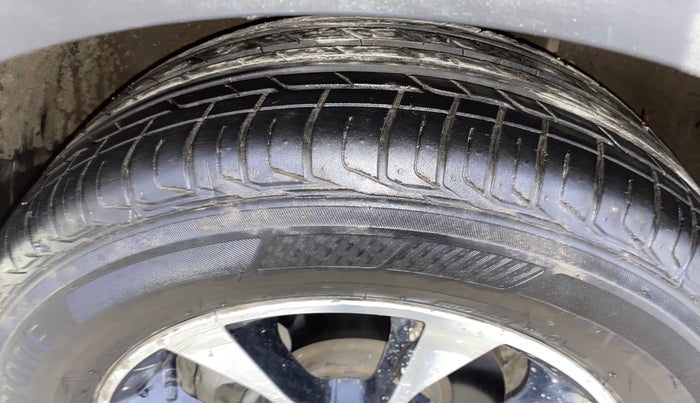 2021 Tata NEXON XZA PLUS (O) PETROL, Petrol, Automatic, 60,391 km, Left Front Tyre Tread