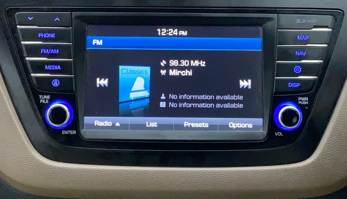 2016 Hyundai Elite i20 ASTA 1.2 (O), Petrol, Manual, 87,298 km, Infotainment System