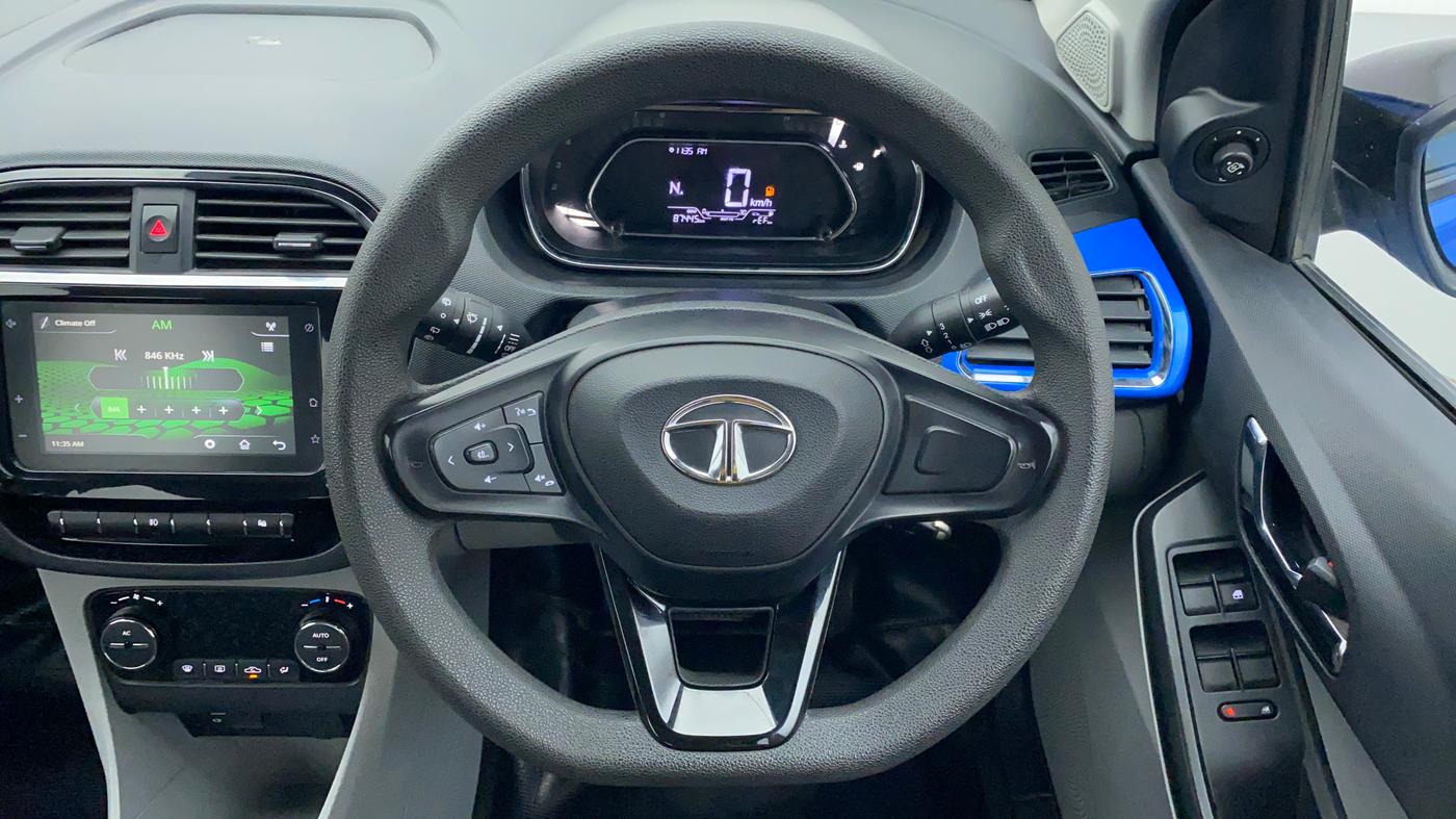 2020 Tata Tiago XZA+ 1.2 RTN, Petrol, Automatic, 87,550 km, Steering Wheel Close Up
