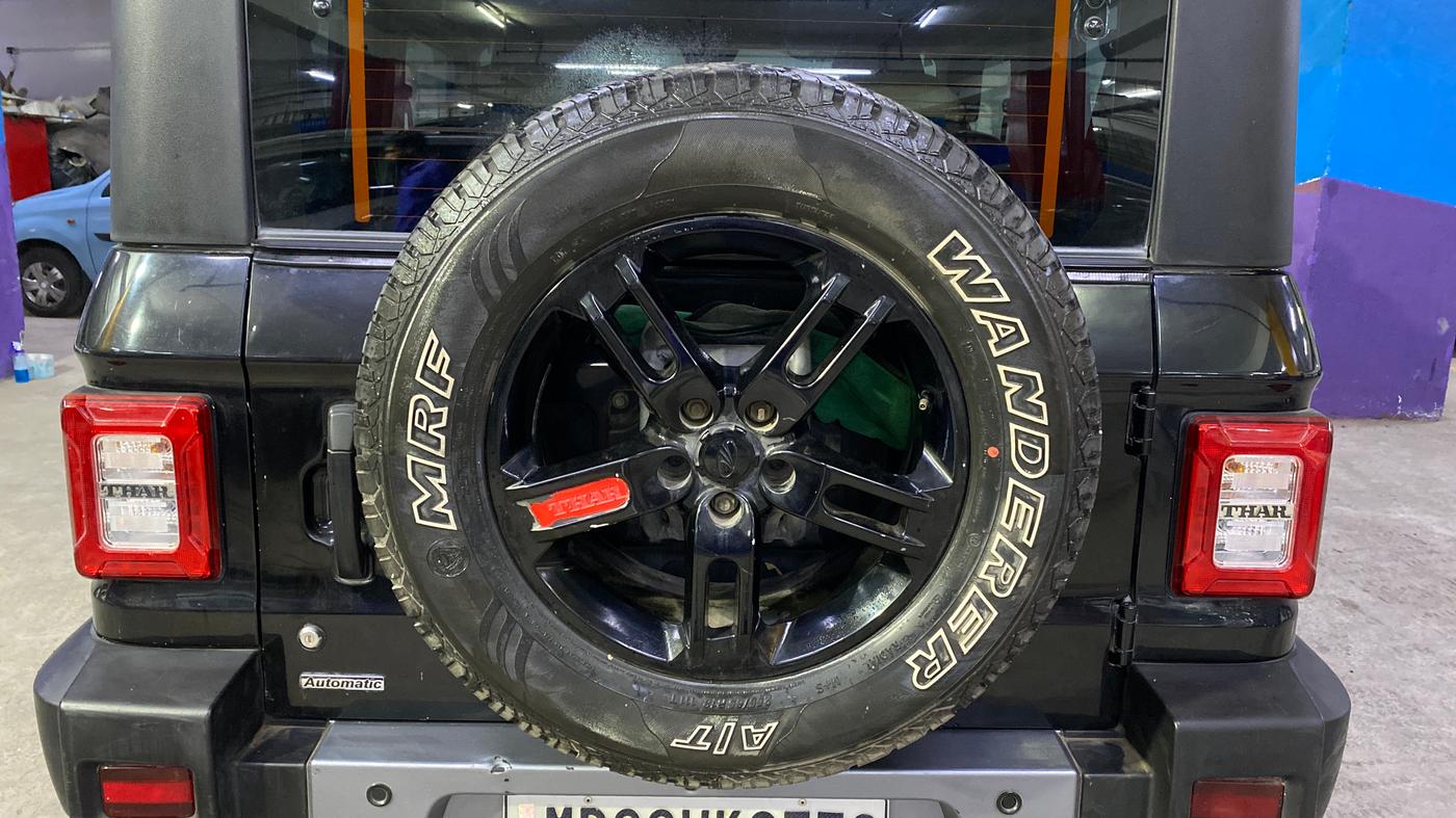 2021 Mahindra Thar LX PETROL HT 4WD AT, Petrol, Automatic, 29,267 km, Spare Tyre