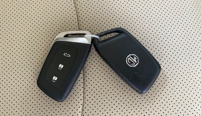 2021 MG HECTOR SHARP 1.5 PETROL CVT, Petrol, Automatic, 50,581 km, Key Close Up