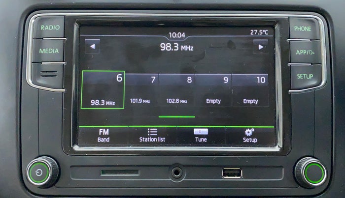 2020 Skoda Rapid 1.0 AMBITION TSI MT, Petrol, Manual, 33,012 km, Infotainment System