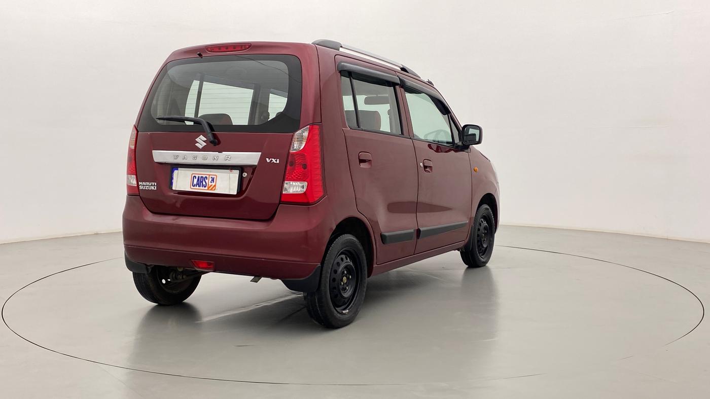 2012 Maruti Wagon R 1.0 VXI, Petrol, Manual, 58,454 km, Right Back Diagonal