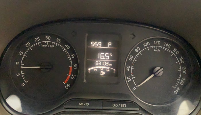 2014 Skoda Rapid 1.5 TDI CR ELEGANCE AT, Diesel, Automatic, 83,103 km, Odometer Image